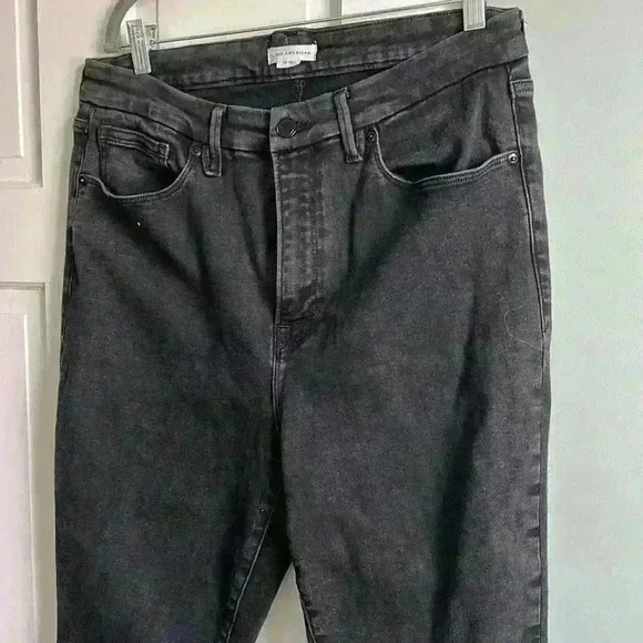 Good America Always Fits size 14-18 skinny leg. Black Denim - Picture 2 of 7